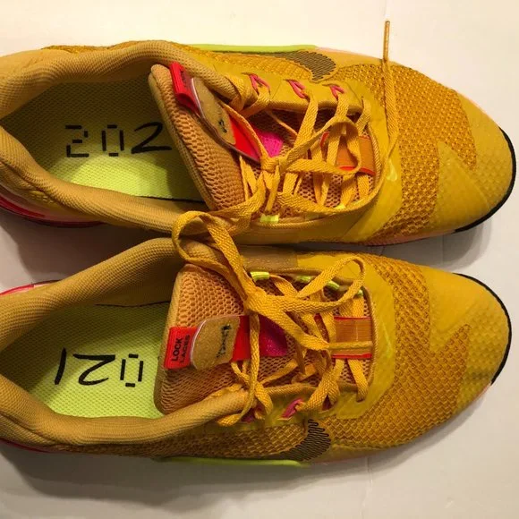 NIKE METCON MEN'S NEW REACT HYPERLIFT LACE LOCK SNEAKERS DA8110-721 SIZE: 9.5 - Picture 13 of 15